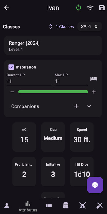 Character Craft 5.5e - Screenshot 2
